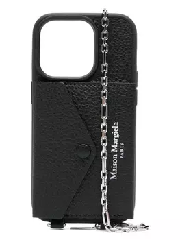 Maison Margiela чехол для iPhone 14 с логотипом, черный