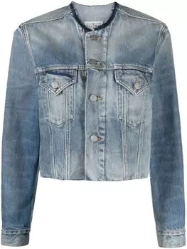 Maison Margiela джинсовая куртка на пуговицах, синий