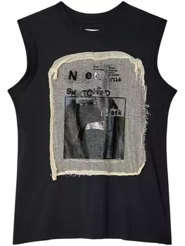 Maison Margiela футболка Invitation, синий