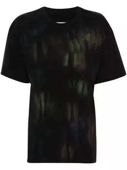 Maison Margiela футболка с логотипом, черный