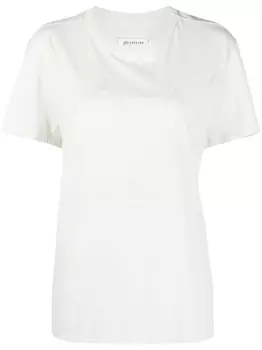Maison Margiela футболка с вышивкой Numbers, белый
