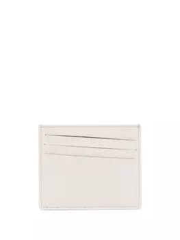 Maison Margiela картхолдер с декоративной строчкой, белый