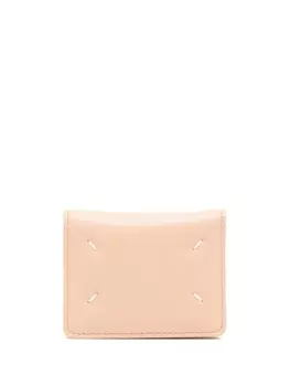 Maison Margiela картхолдер с декоративной строчкой, нейтральный цвет