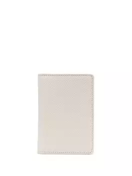 Maison Margiela картхолдер с декоративной строчкой, нейтральный цвет