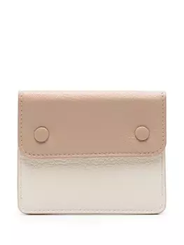 Maison Margiela картхолдер с декоративной строчкой, нейтральный цвет