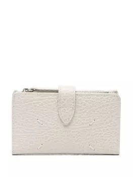 Maison Margiela картхолдер с декоративной строчкой, серый