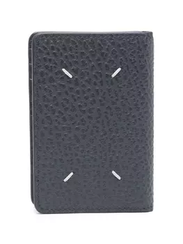 Maison Margiela картхолдер с декоративной строчкой, синий