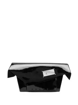 Maison Margiela клатч Snatched среднего размера, черный