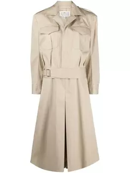 Maison Margiela комбинезон-тренч, нейтральный цвет
