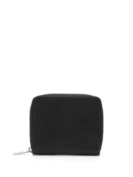 Maison Margiela кошелек на молнии с декоративной строчкой, черный