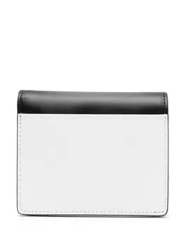 Maison Margiela кошелек с декоративной строчкой, черный