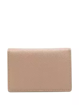 Maison Margiela кошелек с декоративной строчкой, коричневый