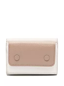 Maison Margiela кошелек с декоративной строчкой, нейтральный цвет