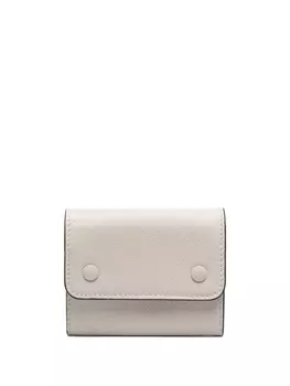 Maison Margiela кошелек с декоративной строчкой, нейтральный цвет