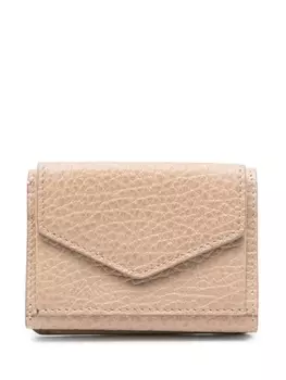 Maison Margiela кошелек с декоративной строчкой, нейтральный цвет