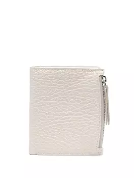 Maison Margiela кошелек с декоративной строчкой, нейтральный цвет