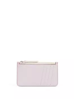 Maison Margiela кошелек с декоративной строчкой, розовый