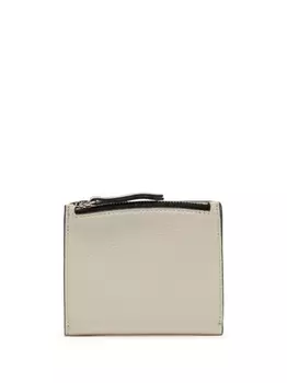 Maison Margiela кошелек с декоративной строчкой, серый