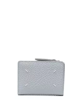 Maison Margiela кошелек с декоративной строчкой, синий