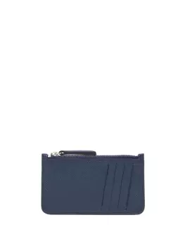Maison Margiela кожаный кошелек с логотипом и четырьмя стежками, синий