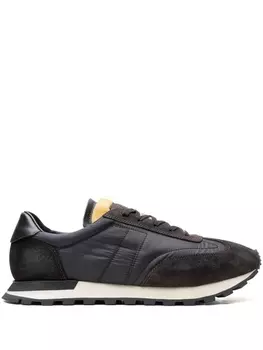 Maison Margiela кроссовки "Brown/White" с замшевой отделкой, коричневый