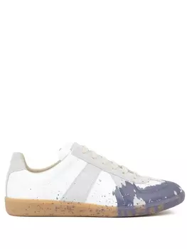 Maison Margiela кроссовки Paint Replica, белый
