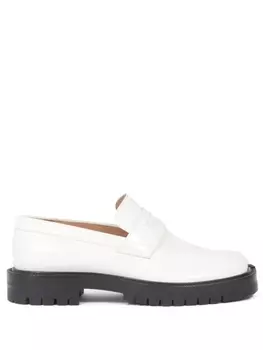 Maison Margiela лоферы Tabi County, белый