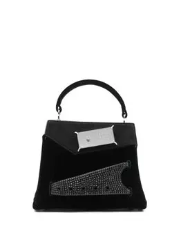 Маленькая сумка-тоут Maison Margiela Snatched, черный