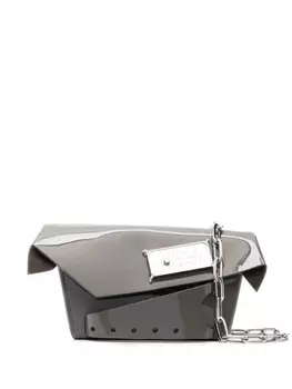 Maison Margiela маленький клатч Snatched, серый