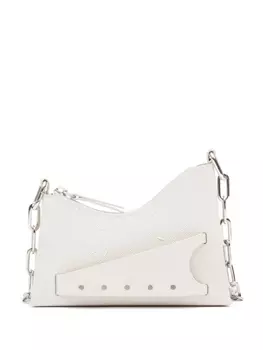 Maison Margiela мини-сумка Snatched, белый