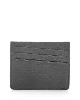 Maison Margiela P4455 Кожаный футляр для визиток, черный