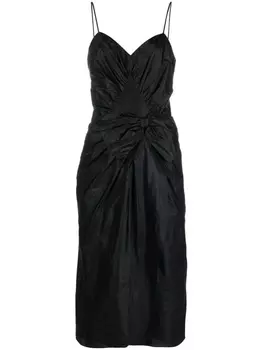 Maison Margiela платье со сборками, черный