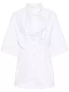 Maison Margiela поплиновая рубашка, белый