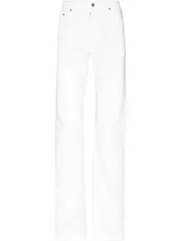 Maison Margiela прямые джинсы, белый