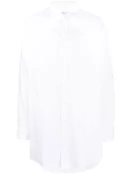 Maison Margiela рубашка оксфорд из органического хлопка, белый