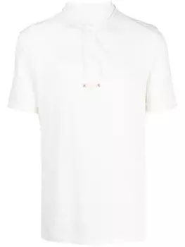 Maison Margiela рубашка поло без воротника, белый