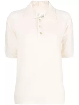Maison Margiela рубашка поло Nostalgic, нейтральный цвет