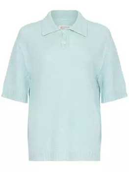 Maison Margiela рубашка поло с короткими рукавами, синий