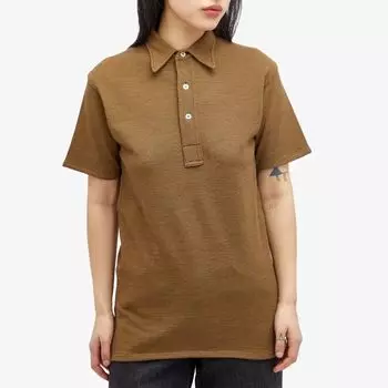 Maison Margiela рубашка-поло, зеленый