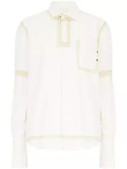 Maison Margiela рубашка с длинными рукавами, белый