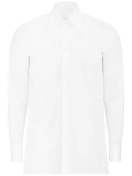 Maison Margiela рубашка с заостренным воротником, белый