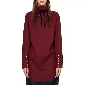 Maison Margiela Рубашка женская темно-красная