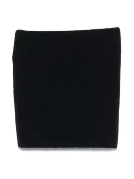 Maison Margiela шарф с декоративной строчкой, синий