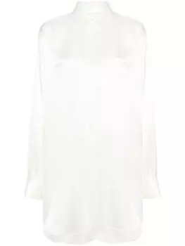 Maison Margiela шелковая рубашка, белый