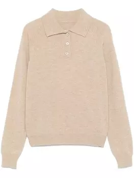 Maison Margiela шерстяная рубашка поло, нейтральный