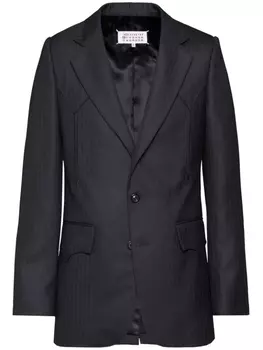 Maison Margiela шерстяной пиджак Suit, черный