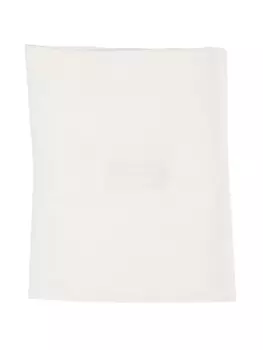 Maison Margiela шерстяной шарф с четырьмя стежками, белый