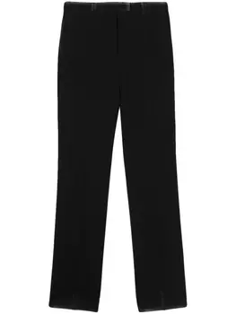 Maison Margiela шерстяные брюки строгого кроя, черный