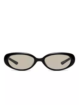 Maison Margiela солнцезащитные очки в овальной оправе из коллаборации с Gentle Monster, черный