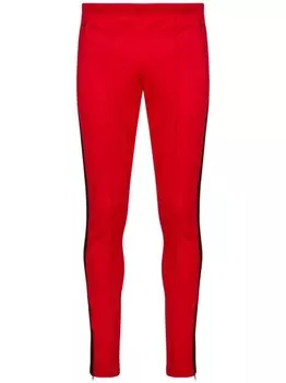 Maison Margiela спортивные брюки с лампасами, красный